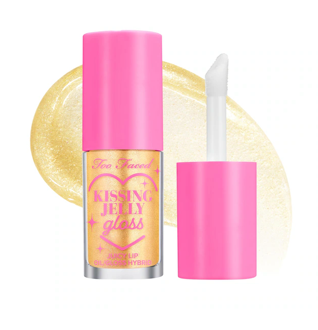 Too Faced Kissing Jelly Non-Sticky Lip Oil Gloss - Pina Colada