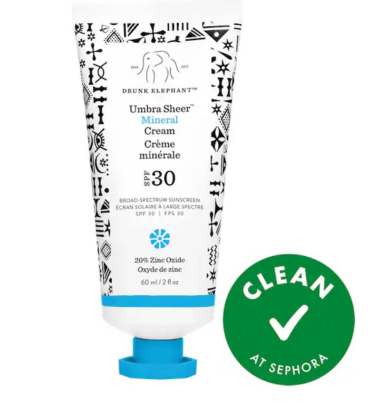 Drunk Elephant Umbra 100% Mineral Cream SPF 30/PA+++ Tinted Face Sunscreen
