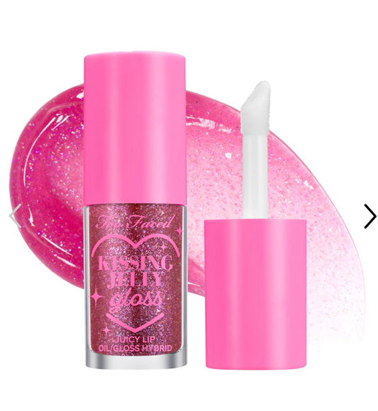 Too Faced  Kissing Jelly Non-Sticky Lip Oil Gloss - Grape Soda